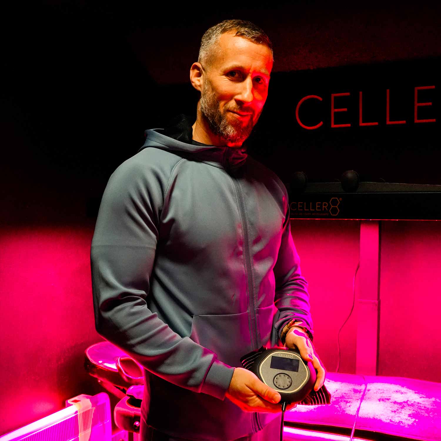 Remedi London co founder holding CELLER8