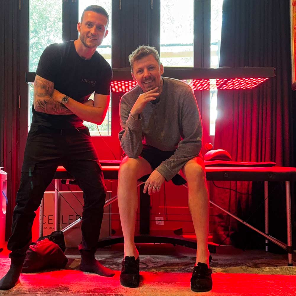 Professor Green with CELLER8 biohacker package