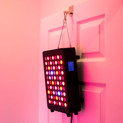 Desktop red light on door hanger