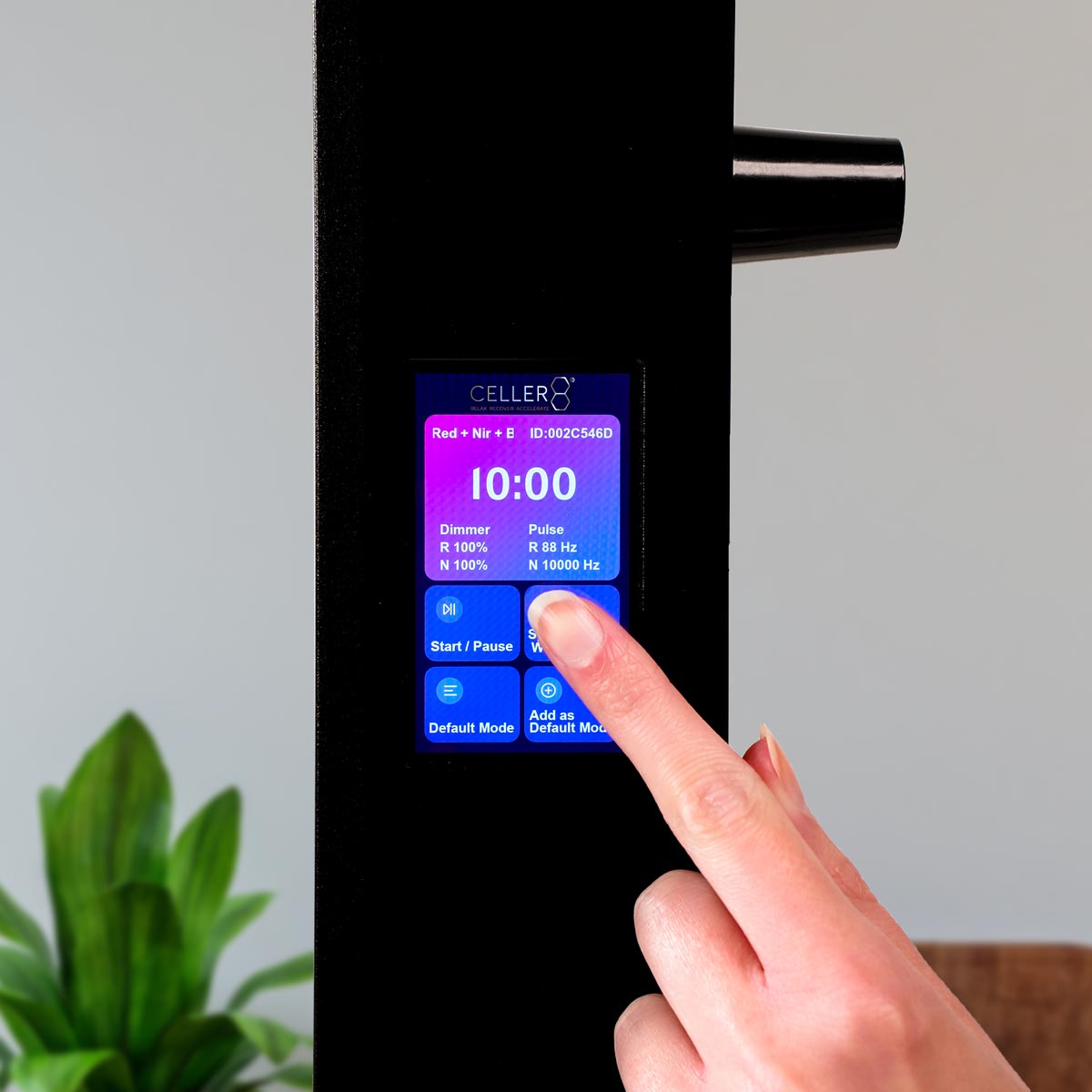 Setting up CELLER8 while strapped to arm