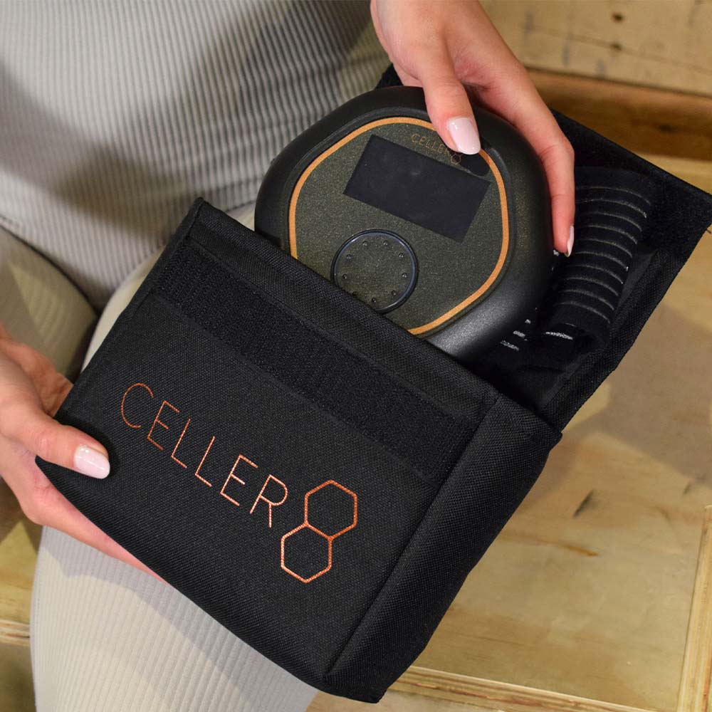 CELLER8 coming out of carry bag
